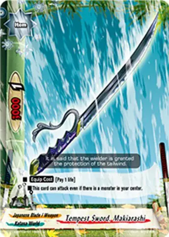 Tempest Sword, Makiarashi