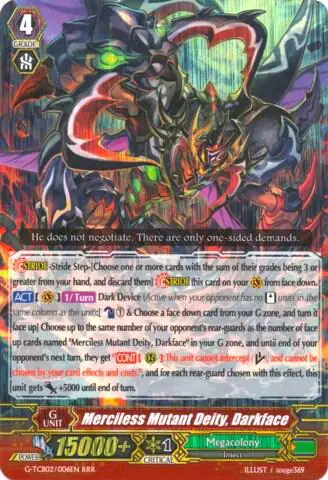 Merciless Mutant Deity, Darkface