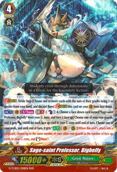 Sage-saint Professor, Bigbelly