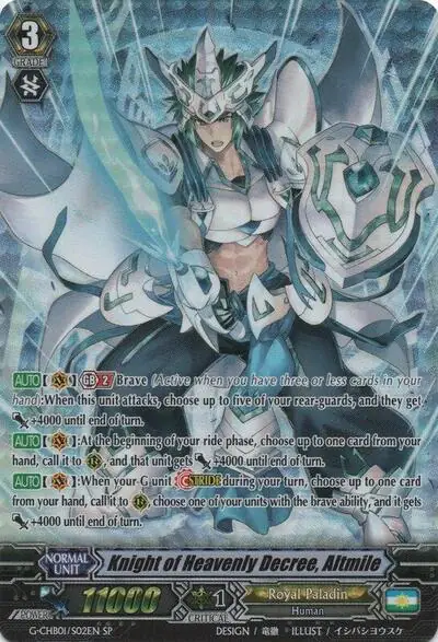 Knight of Heavenly Decree, Altmile (SP)