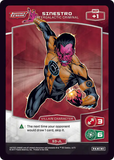 Sinestro - Intergalactic Criminal (S3-JL)