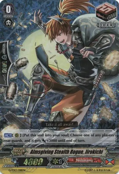 Almsgiving Stealth Rogue, Jirokichi (RRR Foil)