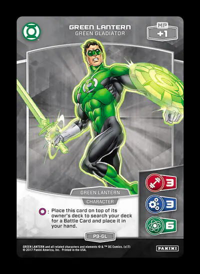 Green Lantern - Green Gladiator (P9-GL)