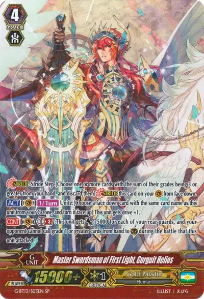 Master Swordsman of First Light, Gurguit Helios (SP)