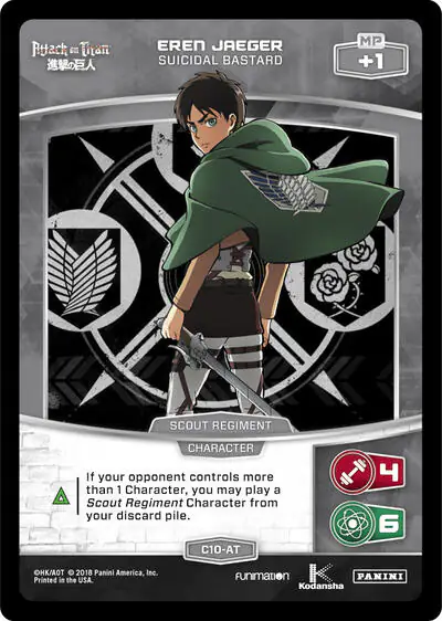 Eren Jaeger - Suicidal Bastard (C10-AT)