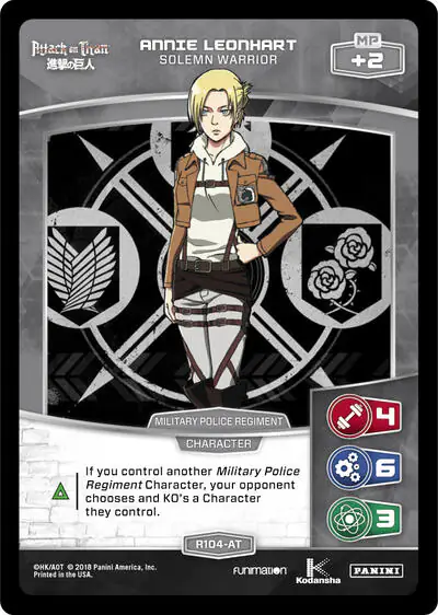 Annie Leonhart - Solemn Warrior