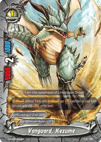 Vanguard, Kezume