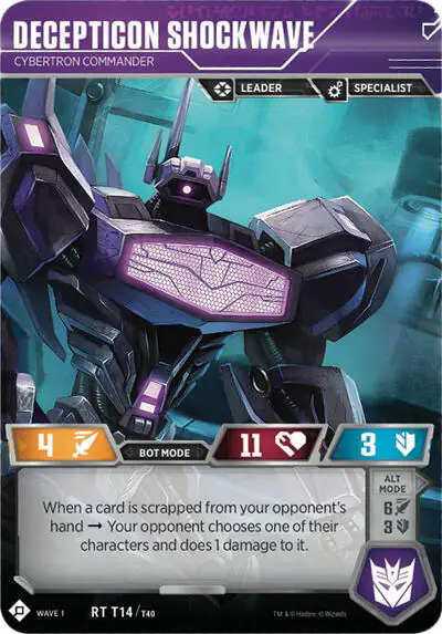 Decepticon Shockwave - Cybertron Commander