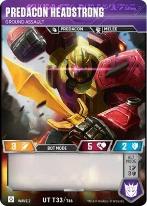 Predacon Headstrong - Ground Assault