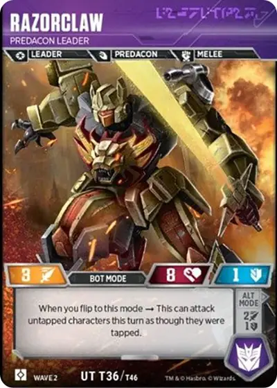Razorclaw - Predacon Leader
