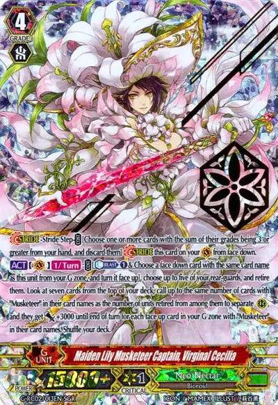 Maiden Lily Musketeer Captain, Virginal Cecilia