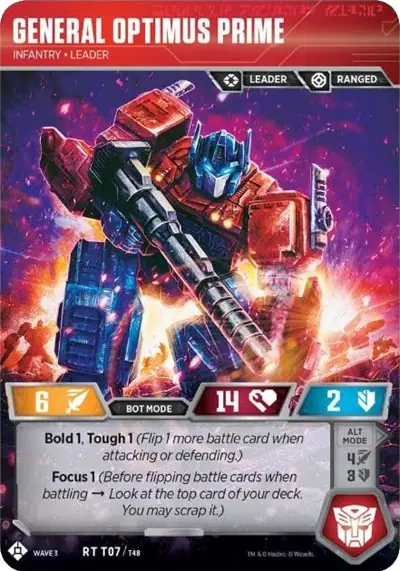General Optimus Prime - Infantry Leader