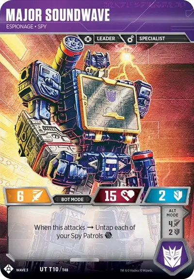 Major Soundwave - Espionage Spy