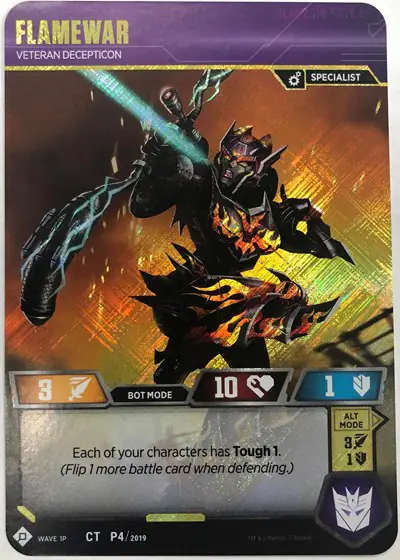 Flamewar - Veteran Decepticon (In-Store Play Gold Promo)