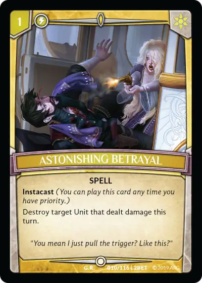 Astonishing Betrayal
