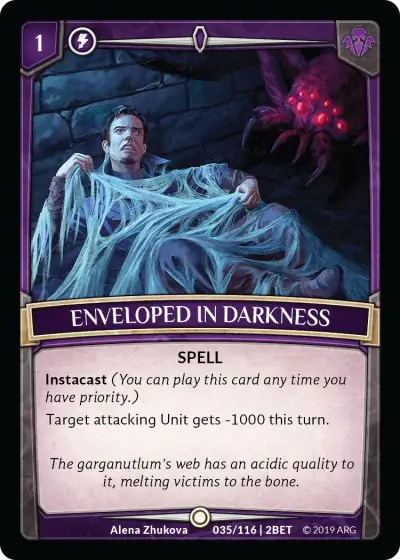 Enveloped in Darkness