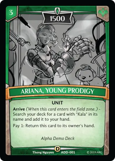 Ariana, Young Prodigy