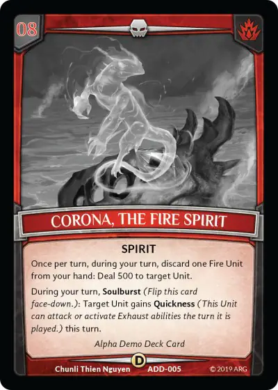 Corona, the Fire Spirit