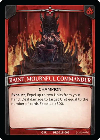 Raine, Mournful Commander