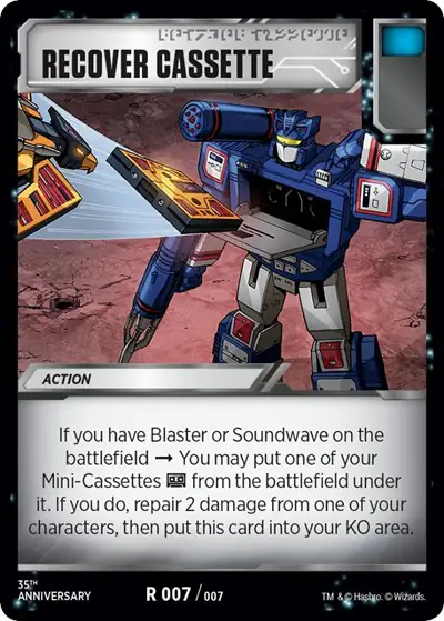 Recover Cassette