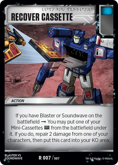Recover Cassette