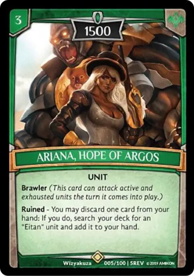Ariana, Hope of Argos