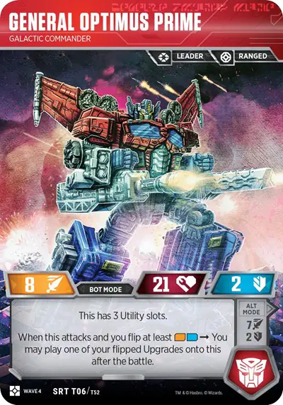 General Optimus Prime - Galactic Commander