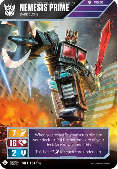 Nemesis Prime - Dark Clone (Energon Edition)