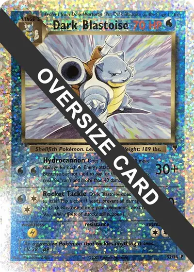 Dark Blastoise - S2/S4 (Box Topper)