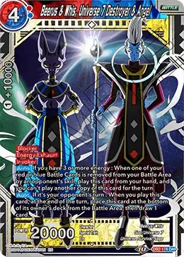 Beerus & Whis, Universe 7 Destroyer & Angel