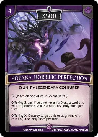 Hoenna, Horrific Perfection