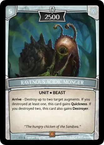 Ravenous Acidic Monger