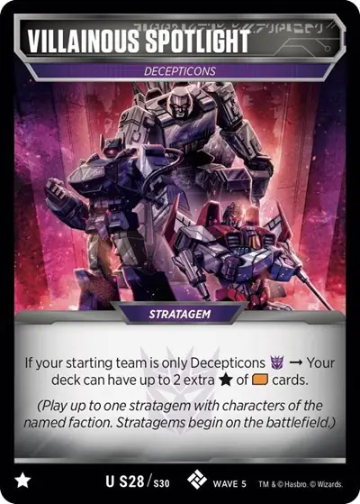 Villainous Spotlight