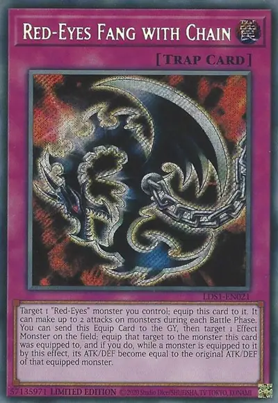 Red-Eyes Fang with Chain