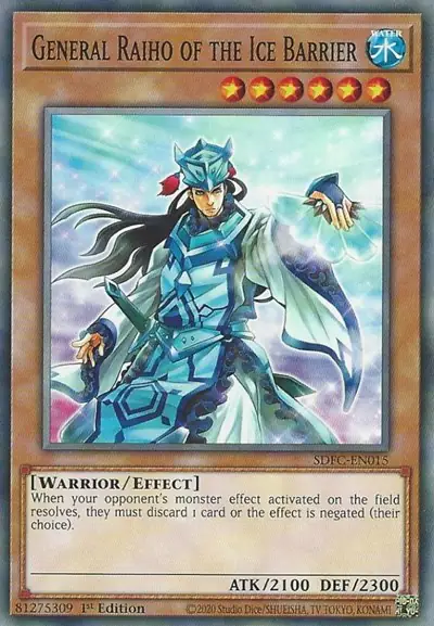General Raiho of the Ice Barrier