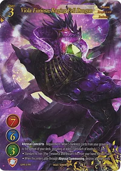 Viola Furiosa, Raging Fell Dragon