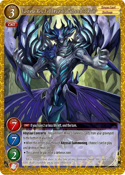Vastorus Rex, Fell Dragon Quadrarch of Ruin