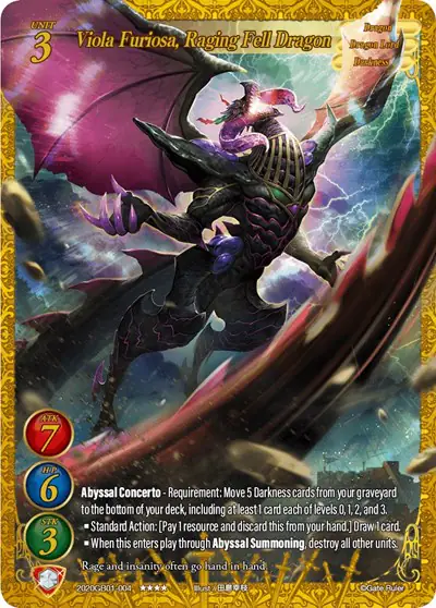 Viola Furiosa, Raging Fell Dragon
