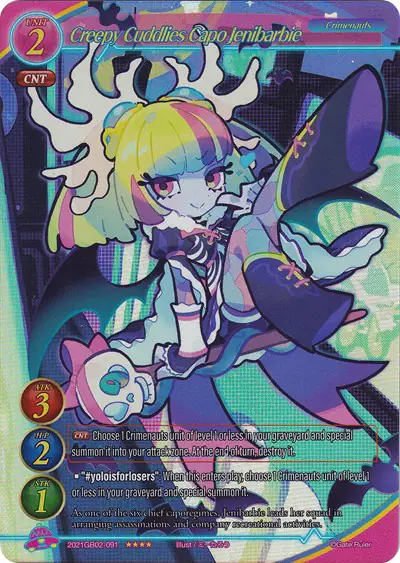 Creepy Cuddlies Capo Jenibarbie (Full Art)