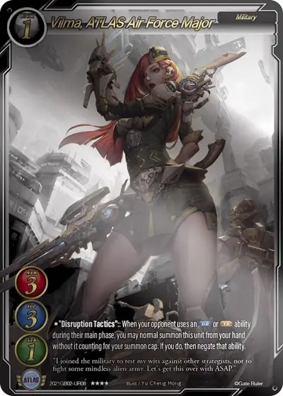 Vilma, ATLAS Air Force Major (Uber Rare)