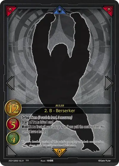 2. B - Berserker (Secret)