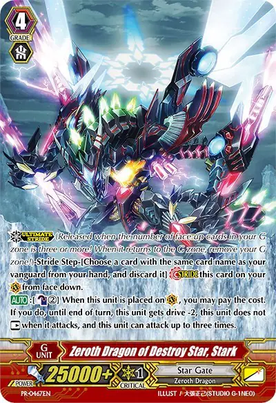 Zeroth Dragon of Destroy Star, Stark