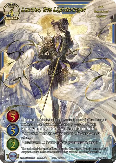 Lucifer, the Lightbringer (Textured Foil)