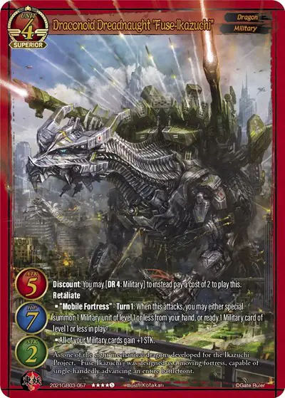 Draconoid Dreadnaught "Fuse-Ikazuchi" (Textured Foil)