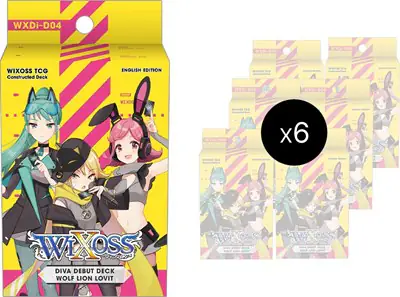 Diva Debut Deck Display: WOLF LION LOVIT
