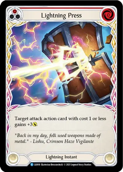 Lightning Press (Red)