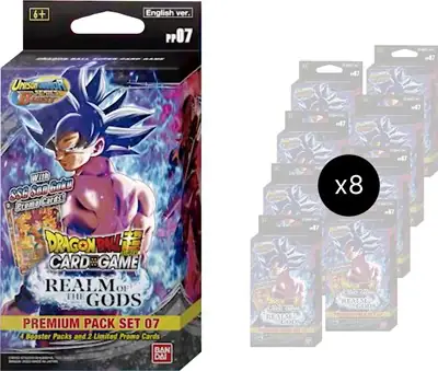 Realm of the Gods Premium Pack Set 07 Display