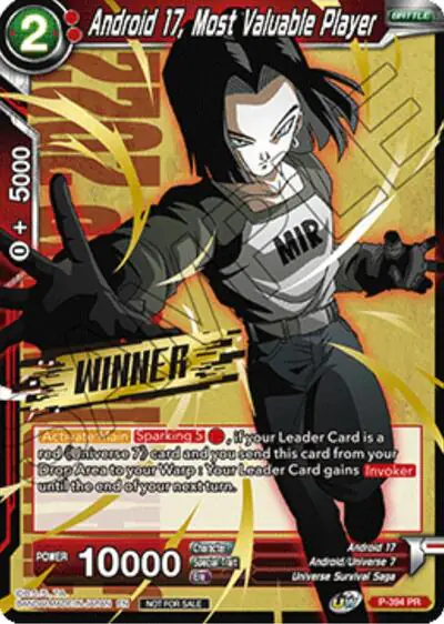 Android 17, Most Valuable Player (Winner Stamped) (Championship Pack 2022 Vol.1)