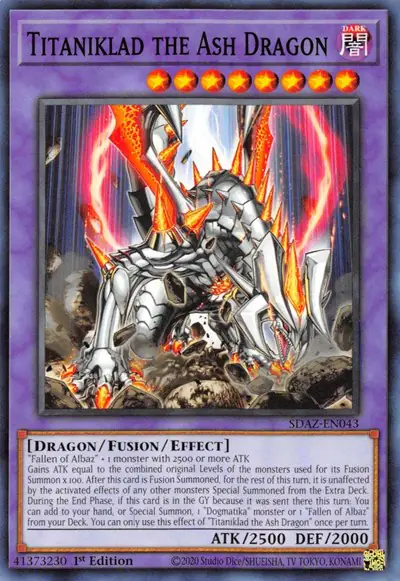 Titaniklad the Ash Dragon