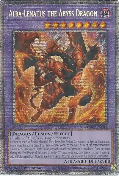 Alba-Lenatus the Abyss Dragon (Starlight Rare)